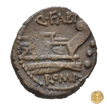 273/2 - quadrante Q. Fabius Labeo 124 BC (Roma)