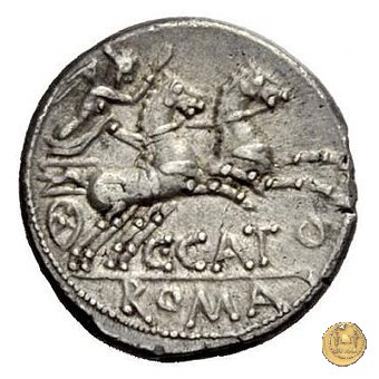 274/1 - denario C. Porcius Cato 123 BC (Roma)