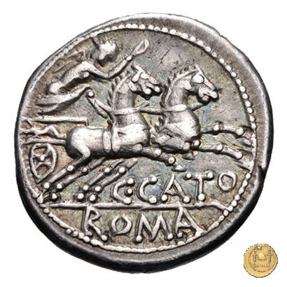 274/1 - denario C. Porcius Cato 123 BC (Roma)