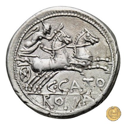 274/1 - denario C. Porcius Cato 123 BC (Roma)