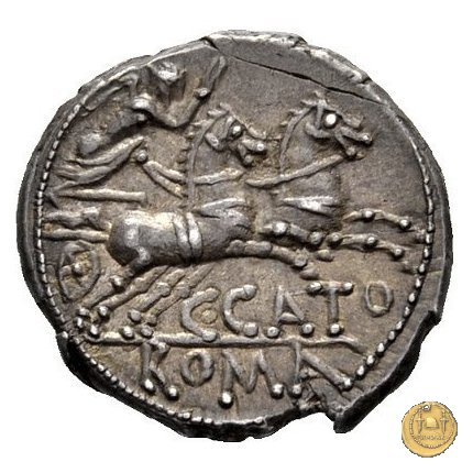 274/1 - denario C. Porcius Cato 123 BC (Roma)