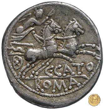 274/1 - denario C. Porcius Cato 123 BC (Roma)