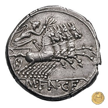 275/1 - denario M. Fannius C.f. 123 a.C. (Roma)