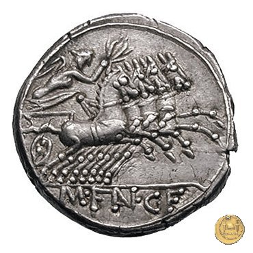 275/1 - denario M. Fannius C.f. 123 BC (Roma)