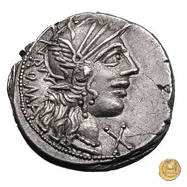 275/1 - denario M. Fannius C.f. 123 a.C. (Roma)