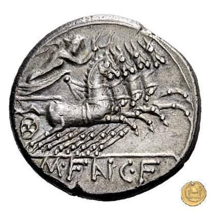 275/1 - denario M. Fannius C.f. 123 BC (Roma)