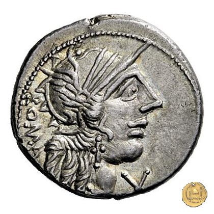 275/1 - denario M. Fannius C.f. 123 BC (Roma)