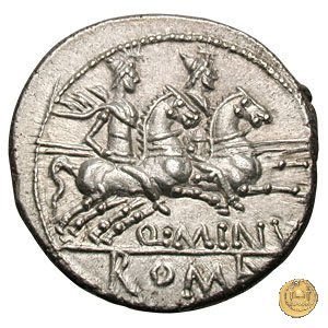 277/1 - denario Q. Minucius Rufus 122 BC (Roma)