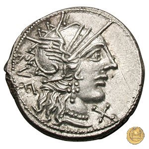 277/1 - denario Q. Minucius Rufus 122 BC (Roma)