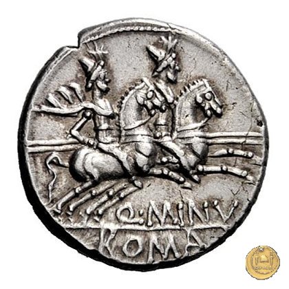 277/1 - denario Q. Minucius Rufus 122 BC (Roma)