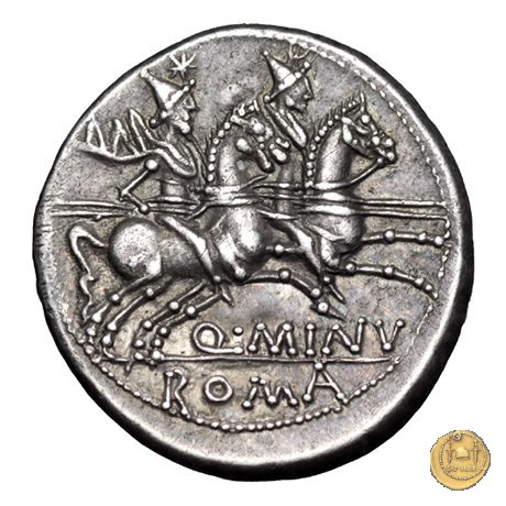 277/1 - denario Q. Minucius Rufus 122 BC (Roma)