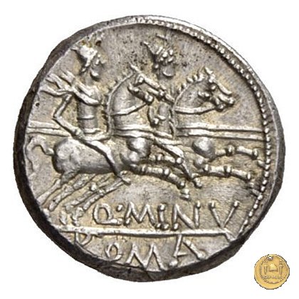 277/1 - denario Q. Minucius Rufus 122 BC (Roma)