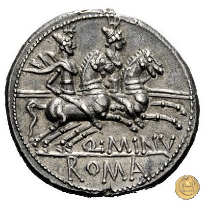 277/1 - denario Q. Minucius Rufus 122 BC (Roma)