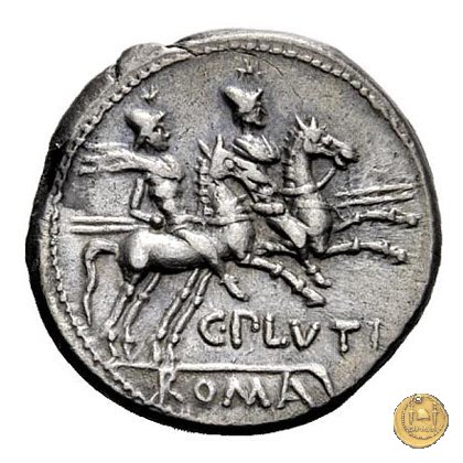 278/1 - denario C. Plutius 121 BC (Roma)