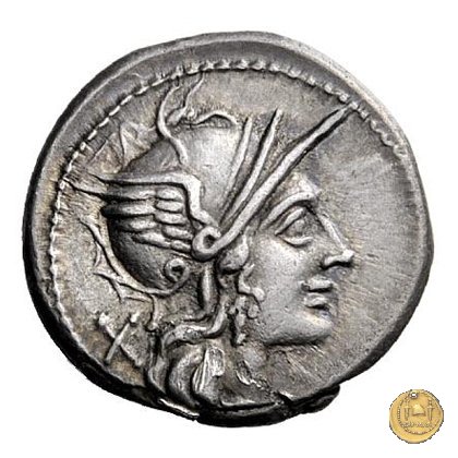 278/1 - denario C. Plutius 121 BC (Roma)