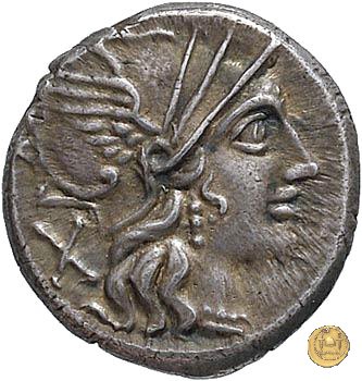 278/1 - denario C. Plutius 121 BC (Roma)