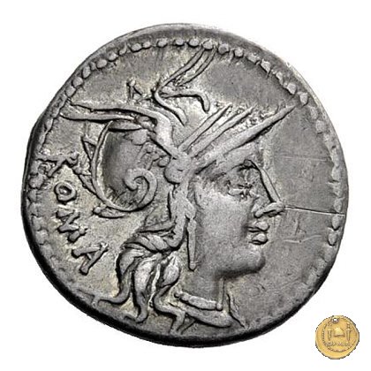 280/1 - denario M. Tullius 120 BC (Roma)