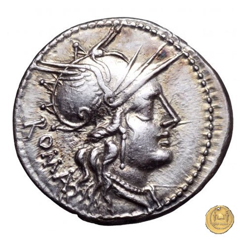 280/1 - denario M. Tullius 120 BC (Roma)