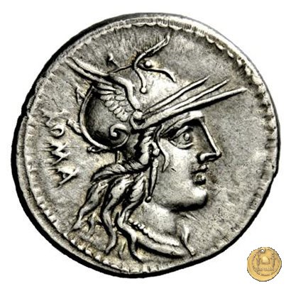 280/1 - denario M. Tullius 120 BC (Roma)