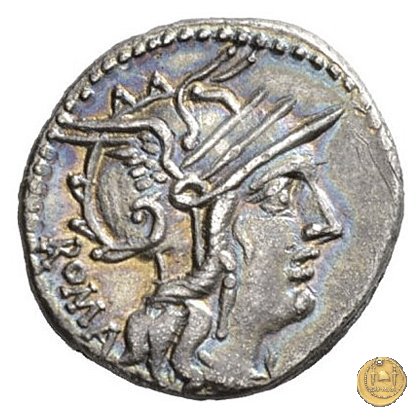 280/1 - denario M. Tullius 120 BC (Roma)