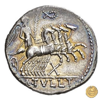 280/1 - denario M. Tullius 120 BC (Roma)