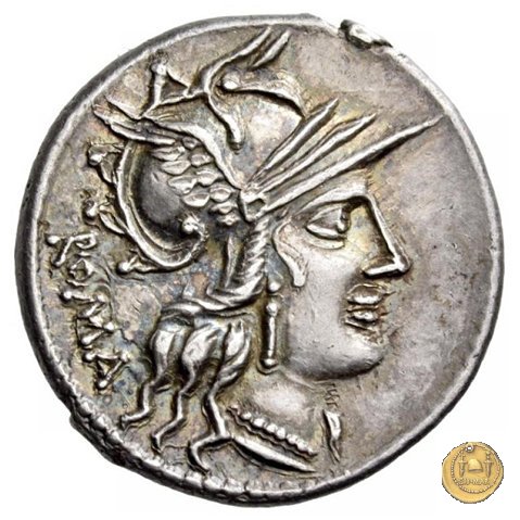 280/1 - denario M. Tullius 120 BC (Roma)