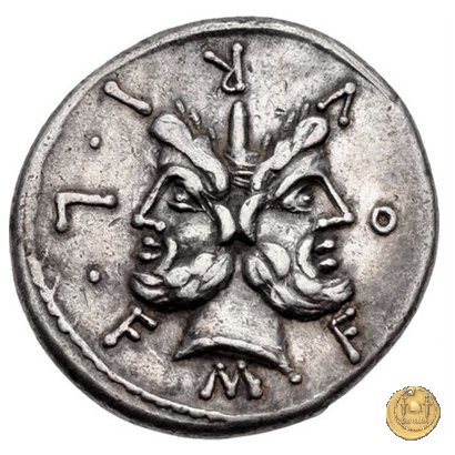 281/1 - denario M. Furius L.f. Philus 119 BC (Roma)