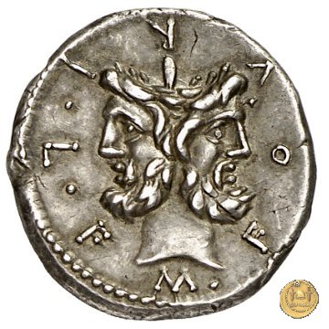 281/1 - denario M. Furius L.f. Philus 119 BC (Roma)