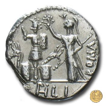 281/1 - denario M. Furius L.f. Philus 119 BC (Roma)