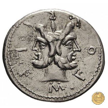 281/1 - denario M. Furius L.f. Philus 119 BC (Roma)