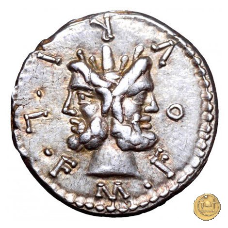 281/1 - denario M. Furius L.f. Philus 119 BC (Roma)