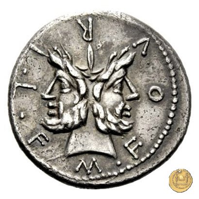 281/1 - denario M. Furius L.f. Philus 119 BC (Roma)