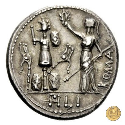 281/1 - denario M. Furius L.f. Philus 119 BC (Roma)