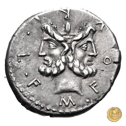281/1 - denario M. Furius L.f. Philus 119 BC (Roma)