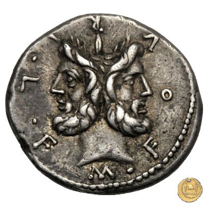 281/1 - denario M. Furius L.f. Philus 119 BC (Roma)