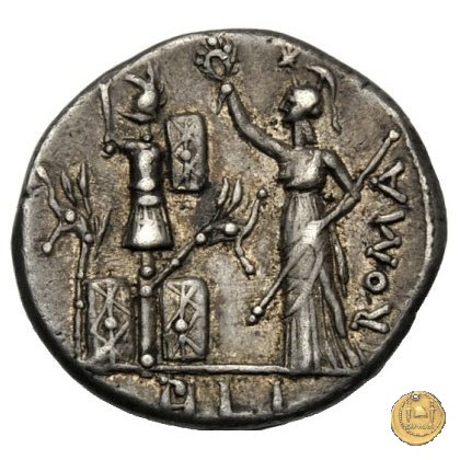 281/1 - denario M. Furius L.f. Philus 119 BC (Roma)