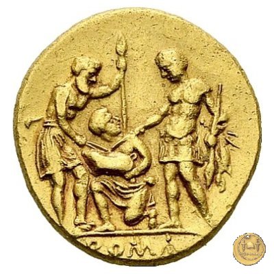 28/1 - (aureo del giuramento) Statere 225-212 BC (Roma)