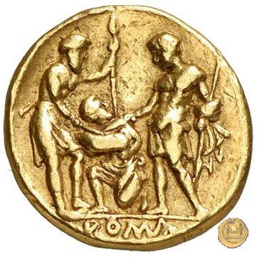 28/1 - (aureo del giuramento) Statere 225-212 BC (Roma)