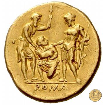 28/1 - (aureo del giuramento) Statere 225-212 BC (Roma)