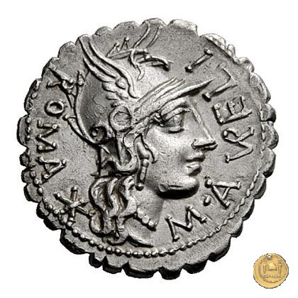 282/1 - denario M. Aurelius Scaurus 118 BC (Narbo)