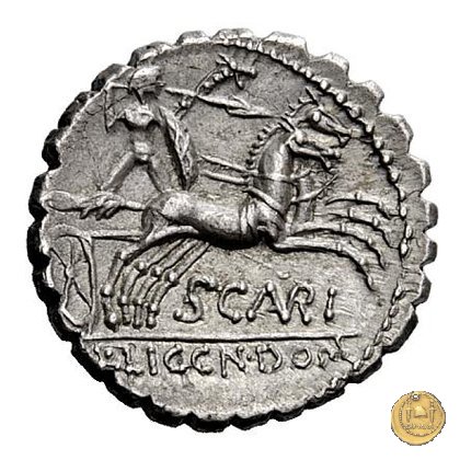 282/1 - denario M. Aurelius Scaurus 118 BC (Narbo)