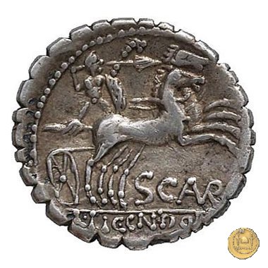 282/1 - denario M. Aurelius Scaurus 118 BC (Narbo)