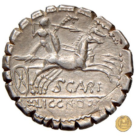 282/1 - denario M. Aurelius Scaurus 118 BC (Narbo)