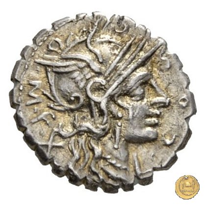 282/2 - denario L. Cosconius M.f. 118 BC (Narbo)