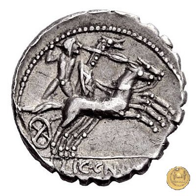 282/3 - denario C. Poblicius Malleolus 118 BC (Narbo)