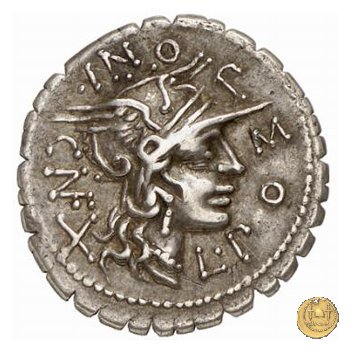 282/4 - denario L. Pomponius Cn.f. 118 BC (Narbo)