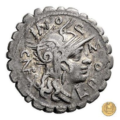 282/4 - denario L. Pomponius Cn.f. 118 BC (Narbo)