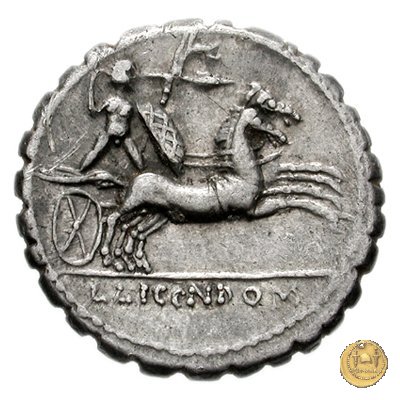 282/4 - denario L. Pomponius Cn.f. 118 BC (Narbo)