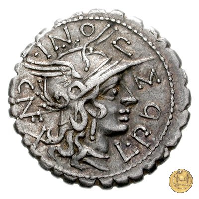 282/4 - denario L. Pomponius Cn.f. 118 BC (Narbo)