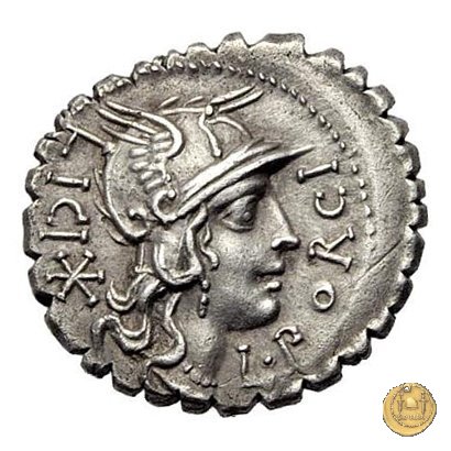 282/5 - denario L. Porcius Licinus 118 BC (Narbo)